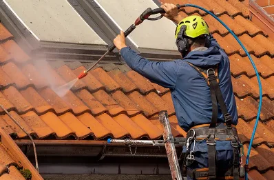 Démoussage et hydrofuge de toiture à Bourgeauville